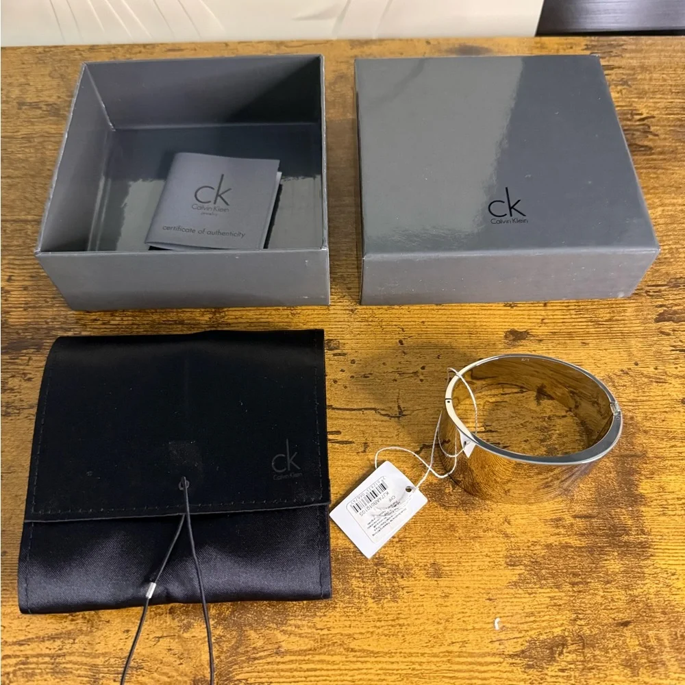 Calvin Klein Silver Wearable Bracelet